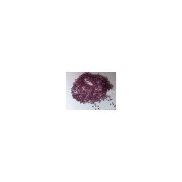 3mm Round Rhodolite Garnet Gemstones Untreated , Brilliant Cut