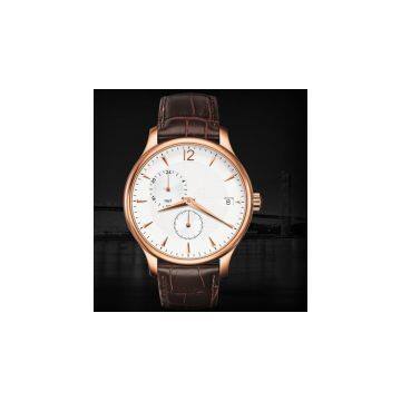 Man Watch Leather Watch Stainless Steel Watch 5ATM