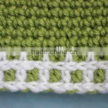 Crochet Farm Hat With Picket Fence Border Baby Diy Handmande Hat Sets photo-3