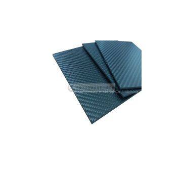 High strength twill woven 3K carbon fiber fabric plate /sheet 1mm 2mm 3mm