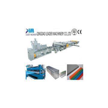 PC/polycarbonate hollow sheet extrusion machine