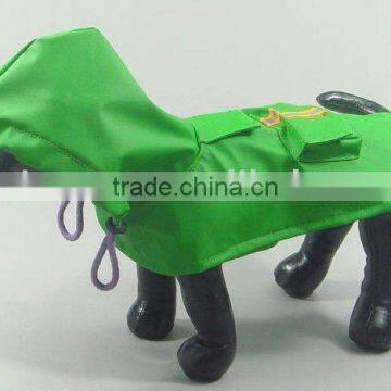 PET103 DOG PU RAINCOAT