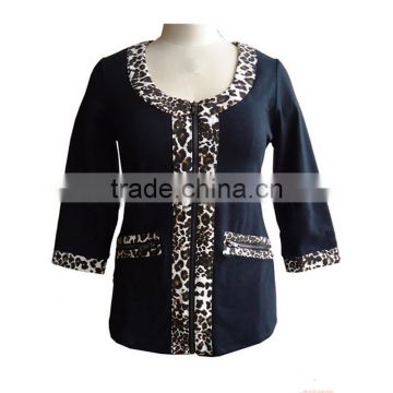 Women older casual suit neck designs for ladies suit