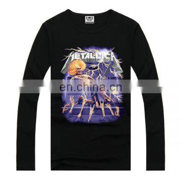 Metallica screen printed t-shirts,3d t-shirts for sale