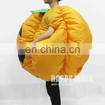 HI CE hottest inflatable costume battery pack pumpkin costume used for halloween