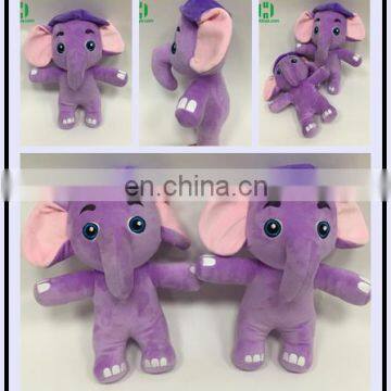 Good quality plush stuffed toys plush toys for crane machines elephant plush toys for sale