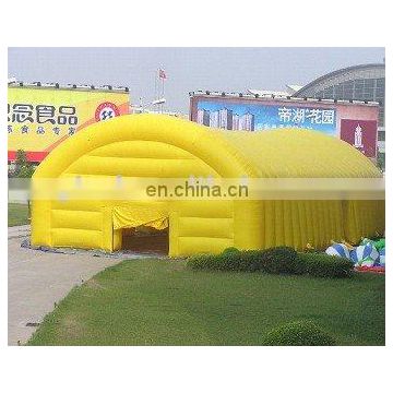 yellow storage inflatable tent/ inflatable garage tent/ storage shed tent