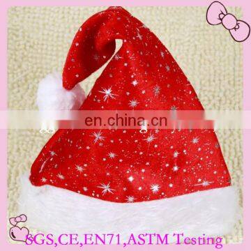 Dongguan Manufacturer customize cute children christmas plush hat