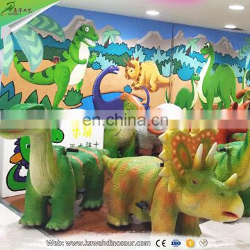 Wholesale dinosaur toys coin operated Kiddie Walking Dinosaur Rides