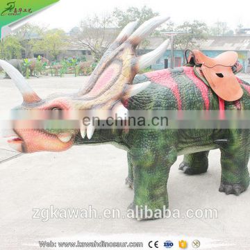 KAWAH OutDoor Waterproof Animal Rides Custoimzed Animatronic Walking Dinosaur Rides For Kids