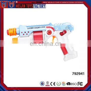 Good quality B/O gun toy with light and sound electronic toy gun for children