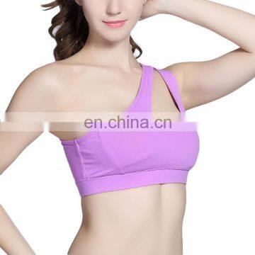 Purple Padding Sleeveless Sports Bra Custom Gym Sport Wear Fitness in Thailand photo-2