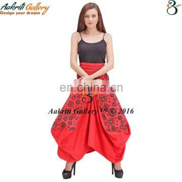 Women Party Embroidery Skirt Hippie Cotton Dress Summer Beach Skirt casual long summer Indian skirts