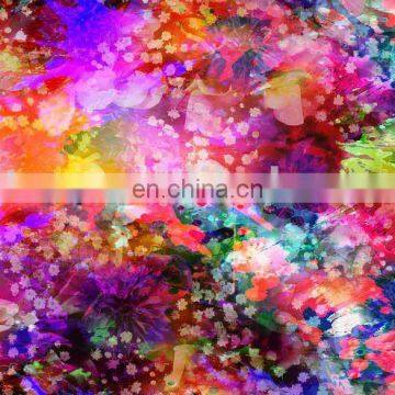 digital printing duchess satin silk fabric for garment