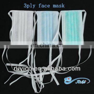 disposable 3ply nonwoven PP face mask