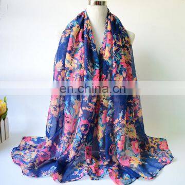 Chinese style wholesale ladies fashion scarves 2017