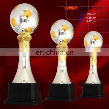 high quality metal inflatable solid world cup trophy