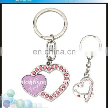 Custom various style rhinestone keychain