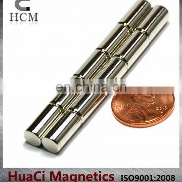 N50 Neodymium Rod Magnets Dia 1/4x1/2" NdFeB Rare Earth
