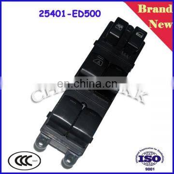 High Performance Power Window Switch MASTER WINDOW LIFTER/CLOSER SWITCH 25401-ED500 For Japanese Cars Tiida