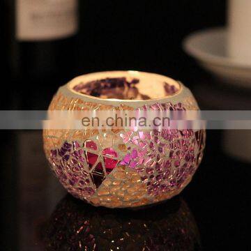 Glass Mosaic Candle holder