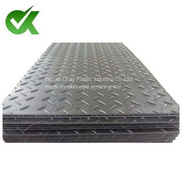 Hdpe hard plastic temporary ground track mats