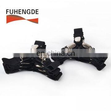 High Quality Bed Sheet Corner Holders Elastic Grippers Suspenders Holder Straps Clips Fasteners With Metal Adjusters photo-3