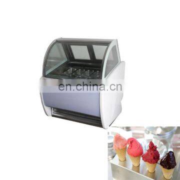 High Quality Gelato Ice Cream Display /Ice Cream Showcase for sale