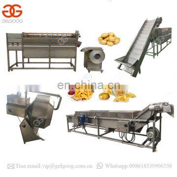 Industrial French Fries Production Line Fresh Potato Chips Making Machine Frozen French Fries Processing Plant photo-2