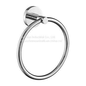 Modern Hotel Round Wall Mount Towel Ring