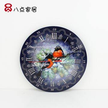 Creative Digital Wall Hanging Clock Sublimation MDF Materials photo-5