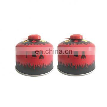 China  small camping butane gas canister 230ml and volume LPG gas cylinder