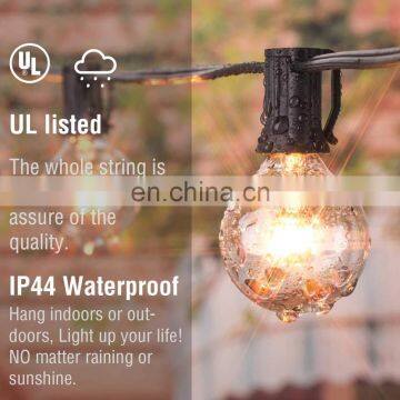 Wholesale Fairy Garden Home Wedding Party LED G40 Globe String Lights With Clear Bulbs photo-5