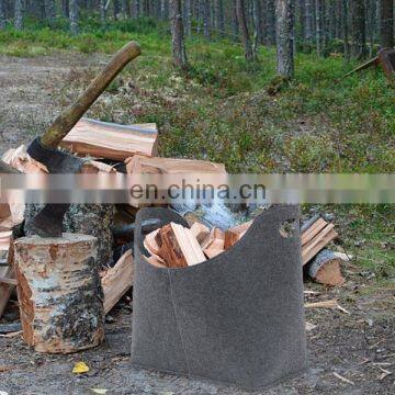 Felt Tote Bag Eco-friendly 5mm Felt Firewood Bag with Two Handles