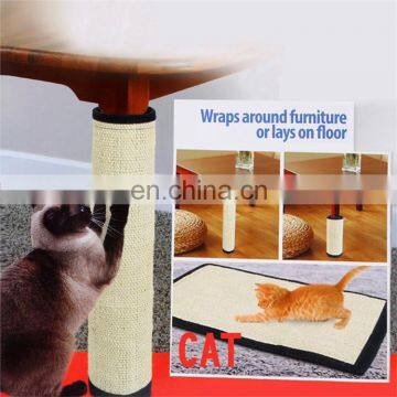 Protecting Furniture Sofa Couch Chair Desk Legs Sisal Cat Scratcher Cat Scratch Pad Toy photo-2