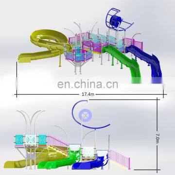 Windmill Splash Pad Park Water Play Equipment for Children photo-6