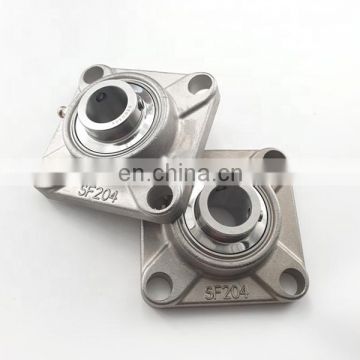 SUCF204 SUCF204-20 stainless steel pillow block bearings for food industry