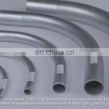 hot dip galvanized 2 inch emt 90 list with consistent quality