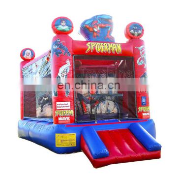 Spiderman Bounce House Commercial Inflatable Castle Bouncer For Children