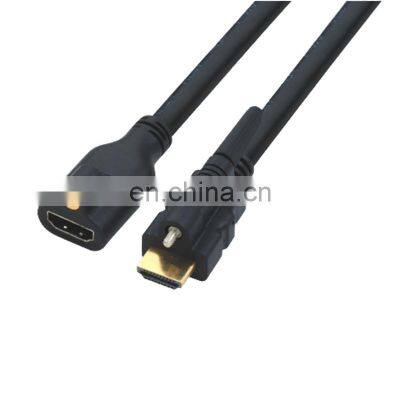 Flexible HDMI Cable, Male to Female Connectors with Lock