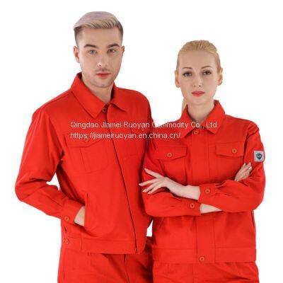 100% Cotton Boilersuit Fireproof Anti-Static Coverall Mechanical Engineering Uniform Workwear Industrial Work Uniform photo-4
