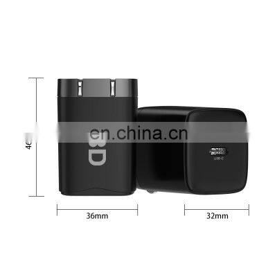 2021 New Trend 2 Charging Port USB A + USB C PD20W Wall Charger QC3.0 USB Charger Adapter for Phone 12 photo-3