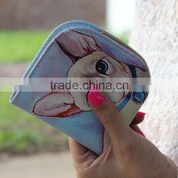 Newest Simple Lovely Model PU Leather Wallet Cartoon and Animal Billetera Cartera for Women Para Dama Mujer photo-4