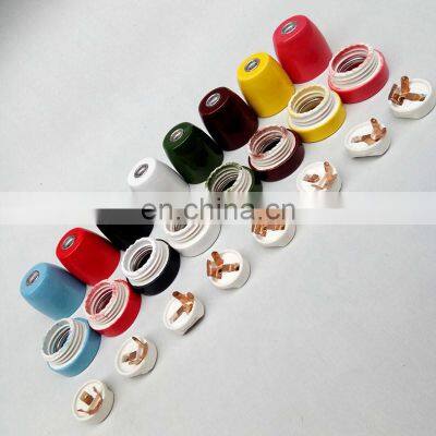 Tonghua High Quality E26 E27 Lamp Holder Colors Pendant Lamp Lighting Accessories Vintage Ceramic LED Bulb Socket photo-5