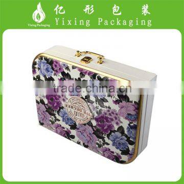 Delicate design custom leather cosmetic storage box beauty cosmetic box