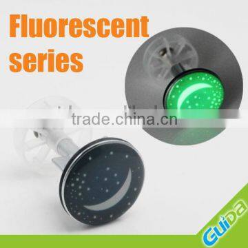 Fluorescent sink pop-up Europe standard basin pop-up plug with good logo design