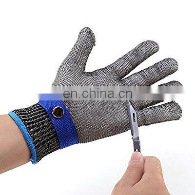 New Products Stainless Steel Gloves Metal Wire Mesh Cut Resistant Gloves Mechanic Work Butchers Security Safety Glove