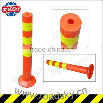 Soft Flexible PE Plastic 750mm Road Traffic Post