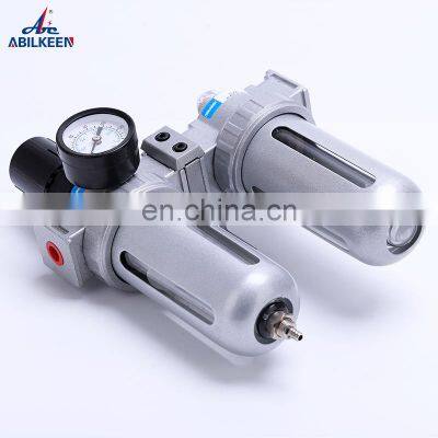 FRL Unit SFC Series Air Source Treatment Pressure Standard Lubricator Combination Filter Regulator Air With Manual Drain