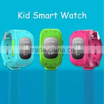 New Model kids GPS tracker smart watch Q50 with GSM SOS calling function smart watch kid